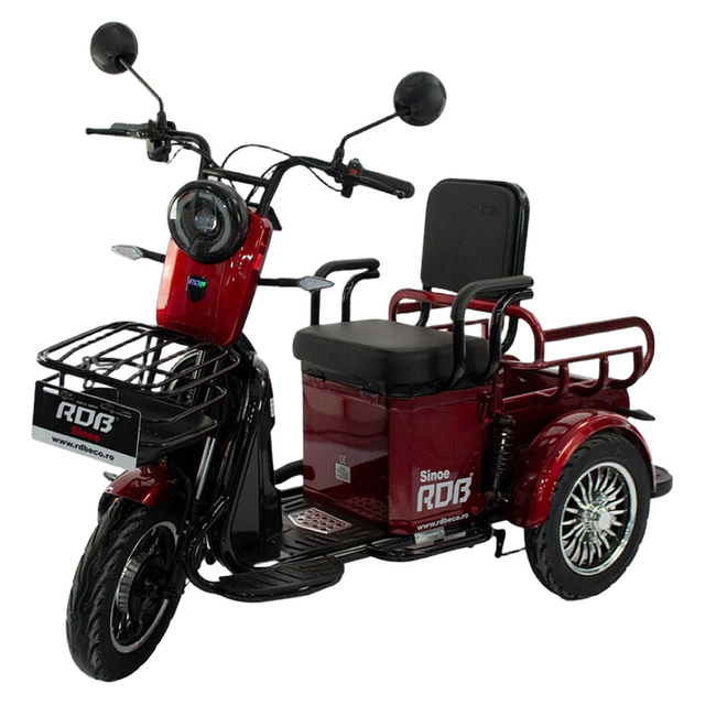 Kup Trójkołowy skuter elektryczny Sinoe fara permis, 500W, 25 km/h