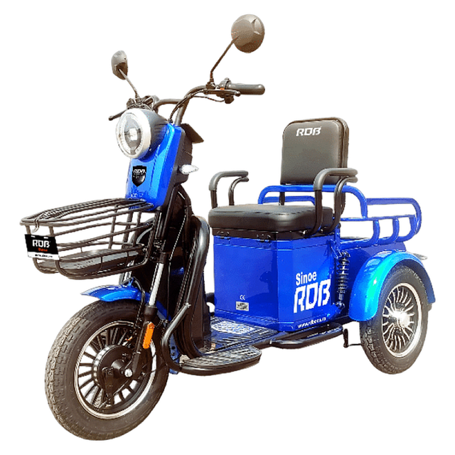 Trójkołowy skuter elektryczny RDB Sinoe bez prawa jazdy, 500W, 25 km/h